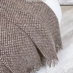 GERDA 10-01. Шерстяной плед 140х220. 100 овечья шерсть монгольских ягнят. Litvilas (Литвилас), Литва-Италия. ЭКО ТЕКСТИЛЬ интернет-магазин (3)