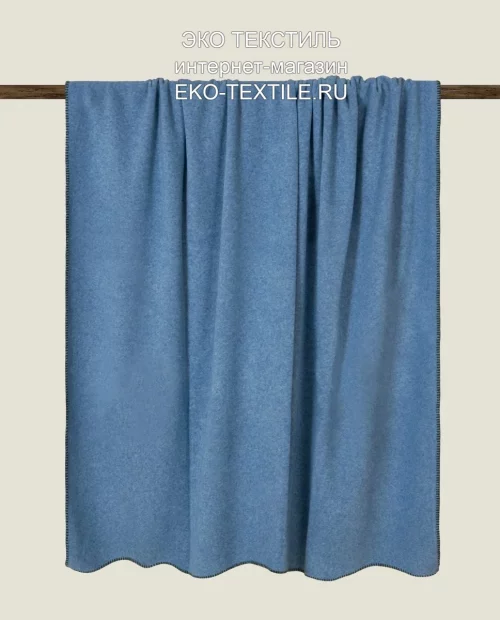 Frati SOFT BAMBOO DENIM синий. Плед Бамбук-Полиэстер. Frati Home, Италия. ЭКО ТЕКСТИЛЬ интернет-магазин (1)