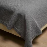 MOON BEAN серый люрекс. Покрывало Хлопок Stone Washed. Luxberry (Люксберри) Португалия. ЭКО ТЕКСТИЛЬ интернет-магазин (2)