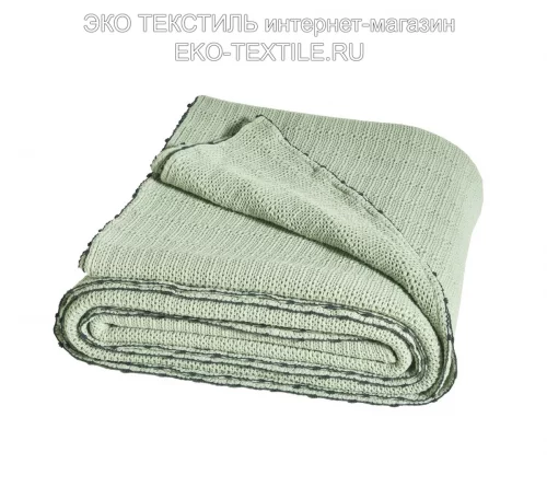 ARTESIA FJORD мятный. Покрывало 100% Хлопок-StoneWashed. Blanc des Vosges Франция-Португалия. ЭКО ТЕКСТИЛЬ интернет-магазин (1)