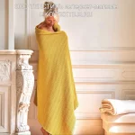 ARTESIA MIEL желтый. Покрывало 100% Хлопок-StoneWashed. Blanc des Vosges Франция-Португалия. ЭКО ТЕКСТИЛЬ интернет-магазин (2)