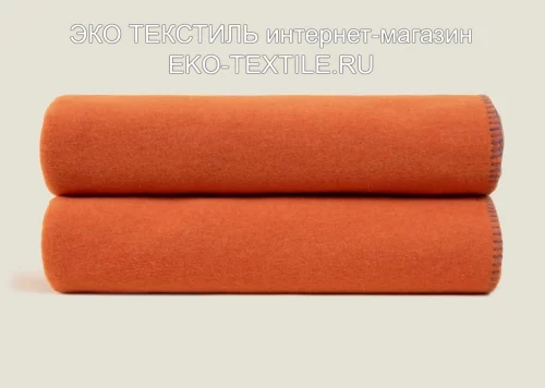 Frati SOFT VISCOSE TERRACOTTA оранжевый Плед 30% вискоза, 70% полиэстер. Frati Home Италия. ЭКО ТЕКСТИЛЬ интернет-магазин