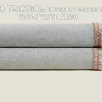 Frati SOFT BAMBOO GRIGIO PERLA с тесьмой Matisse серый с оранжевым Плед Бамбук-Полиэстер Frati Home Италия ЭКО ТЕКСТИЛЬ интернет-магазин (3)