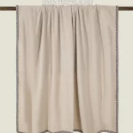 Frati SOFT BAMBOO NOCCIOLA бежевый Плед-Покрывало Бамбук-Полиэстер Frati Home Италия ЭКО ТЕКСТИЛЬ интернет-магазин (3)