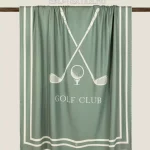 GOLF CLUB зеленый 150х200 Плед 35% хлопок-65% полиэстер Frati Home Италия ЭКО ТЕКСТИЛЬ интернет-магазин (1)