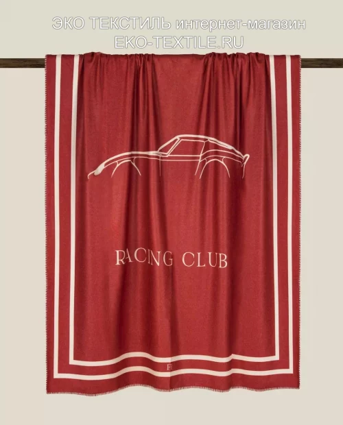 RACING CLUB красный Плед 150х200 Хлопок-Полиэстер Frati Home Италия ДОМАШНИЙ-ТЕКСТИЛЬ.COM интернет-магазин (1)