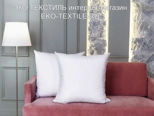 White Familie Down-ВЕЙТ Подушка пуховая высокая упругая с бортиком серый гусиный пух-перо German Grass-Герман Грасс ЭКО ТЕКСТИЛЬ интернет-магазин ( (4)