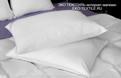 DominicaДоминика Подушка пуховая высокая 50% белый гусиный пух -50% перо Primavelle-Примавель Россия ЭКО ТЕКСТИЛЬ интернет-магазин (3)