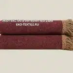 Frati SOFT BAMBOO BURGUNDY с тесьмой MATISSE бордовый Плед Бамбук-Полиэстер Frati Home Италия ЭКО ТЕКСТИЛЬ интернет магазин (3)