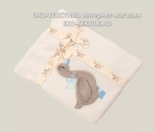 Little BLUE DUCK кремовый Детский плед Бамбук-Полиэстер Frati Home Италия ЭКО ТЕКСТИЛЬ интернет-магазин (1)
