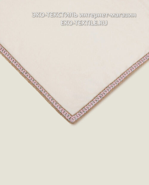Frati SOFT BAMBOO NEVE с тесьмой COCO кремовый Плед Бамбук-Полиэстер. Frati Home Италия ЭКО ТЕКСТИЛЬ интернет-магазин (1)